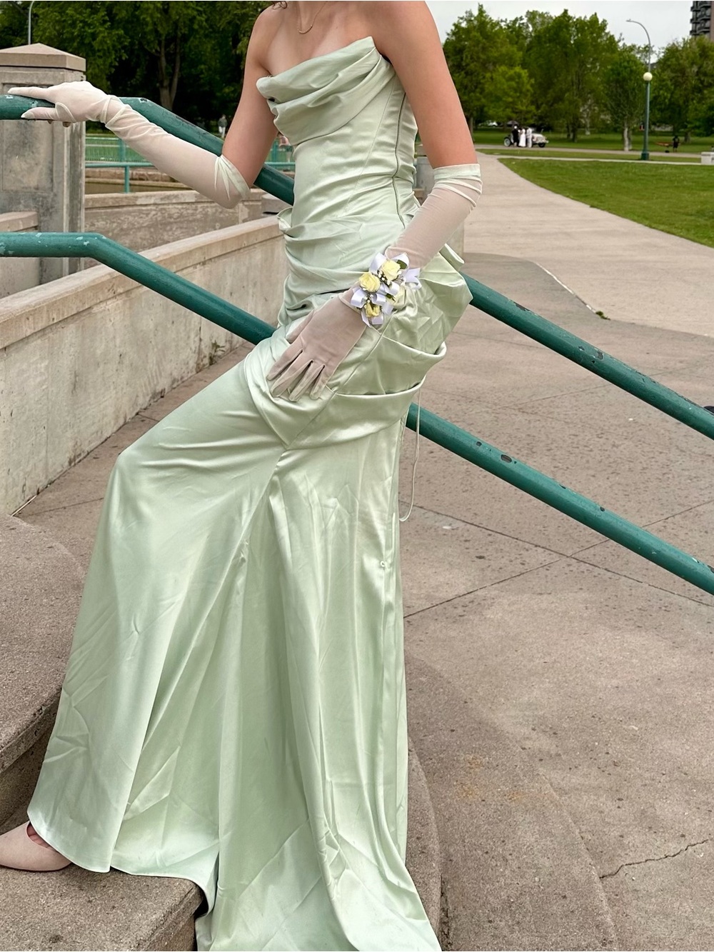 Baby boo Kensington maxi dress in mint Green